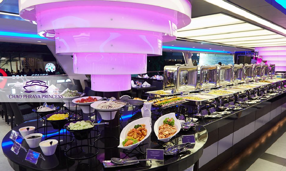 Chao Phraya Princess Dinner Cruise with Bangkok Night Views