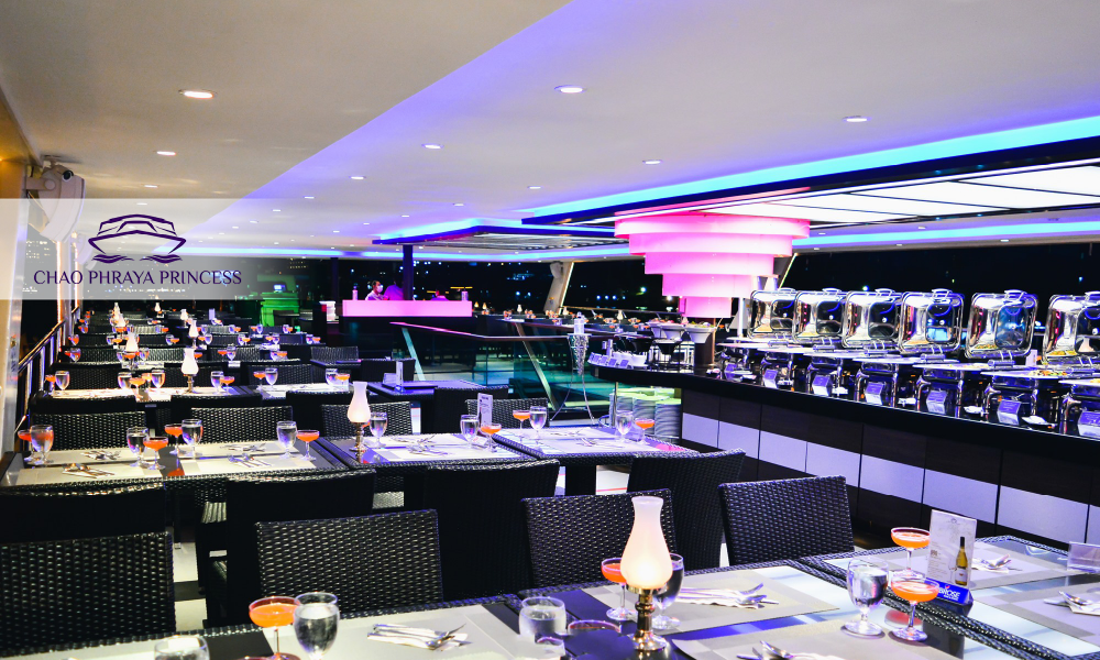 Chao Phraya Princess Dinner Cruise with Bangkok Night Views