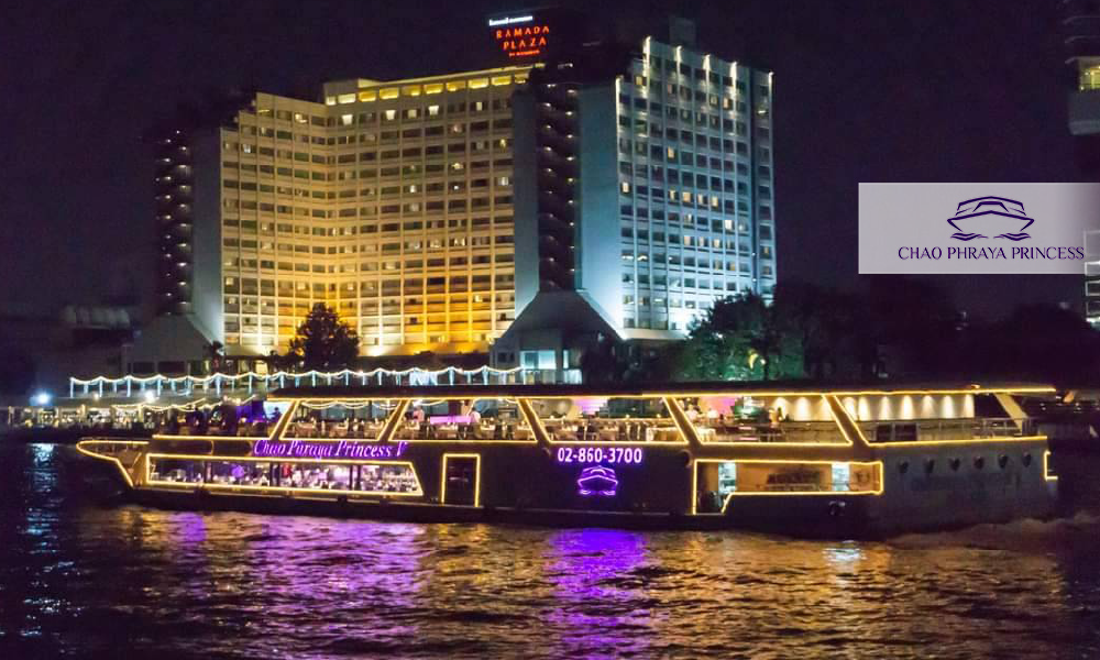 Chao Phraya Princess Dinner Cruise with Bangkok Night Views