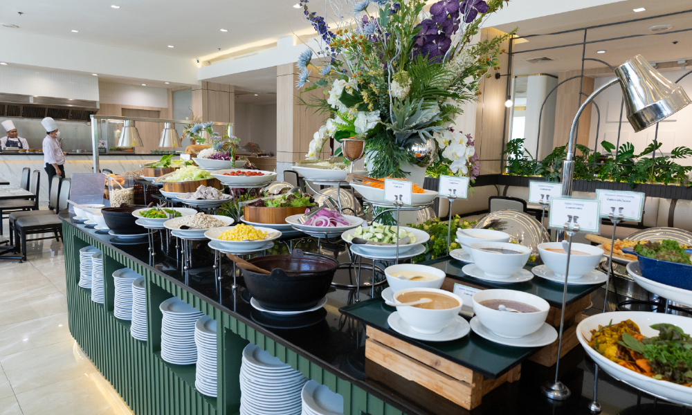 International Buffet Dining Experience at The Gold Teak Restaurant