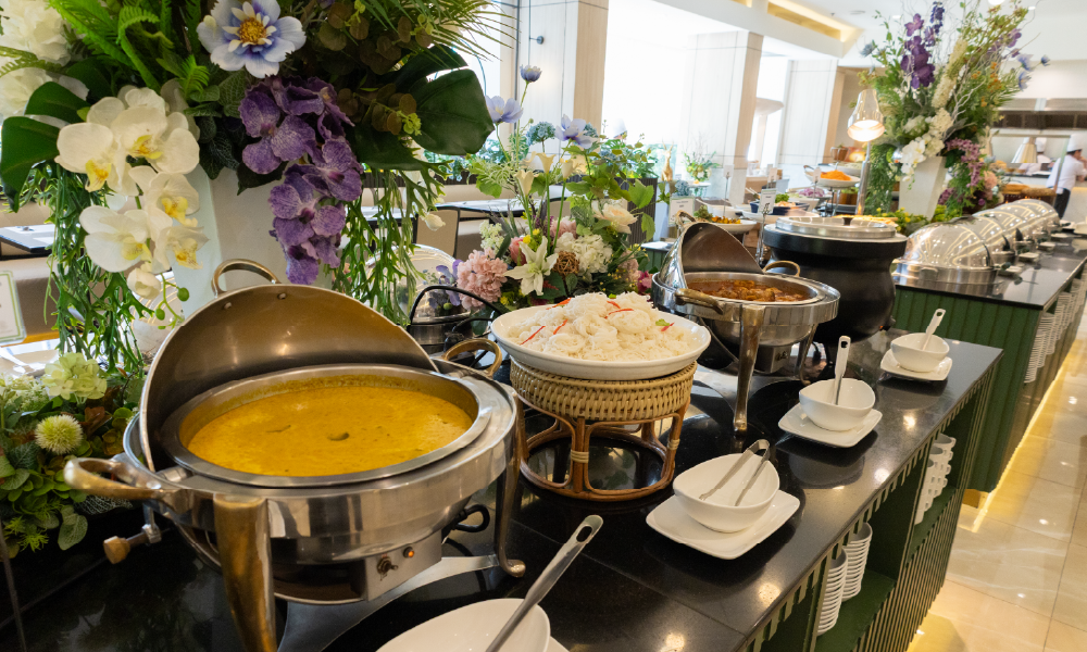 International Buffet Dining Experience at The Gold Teak Restaurant