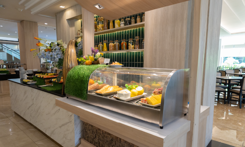 International Buffet Dining Experience at The Gold Teak Restaurant